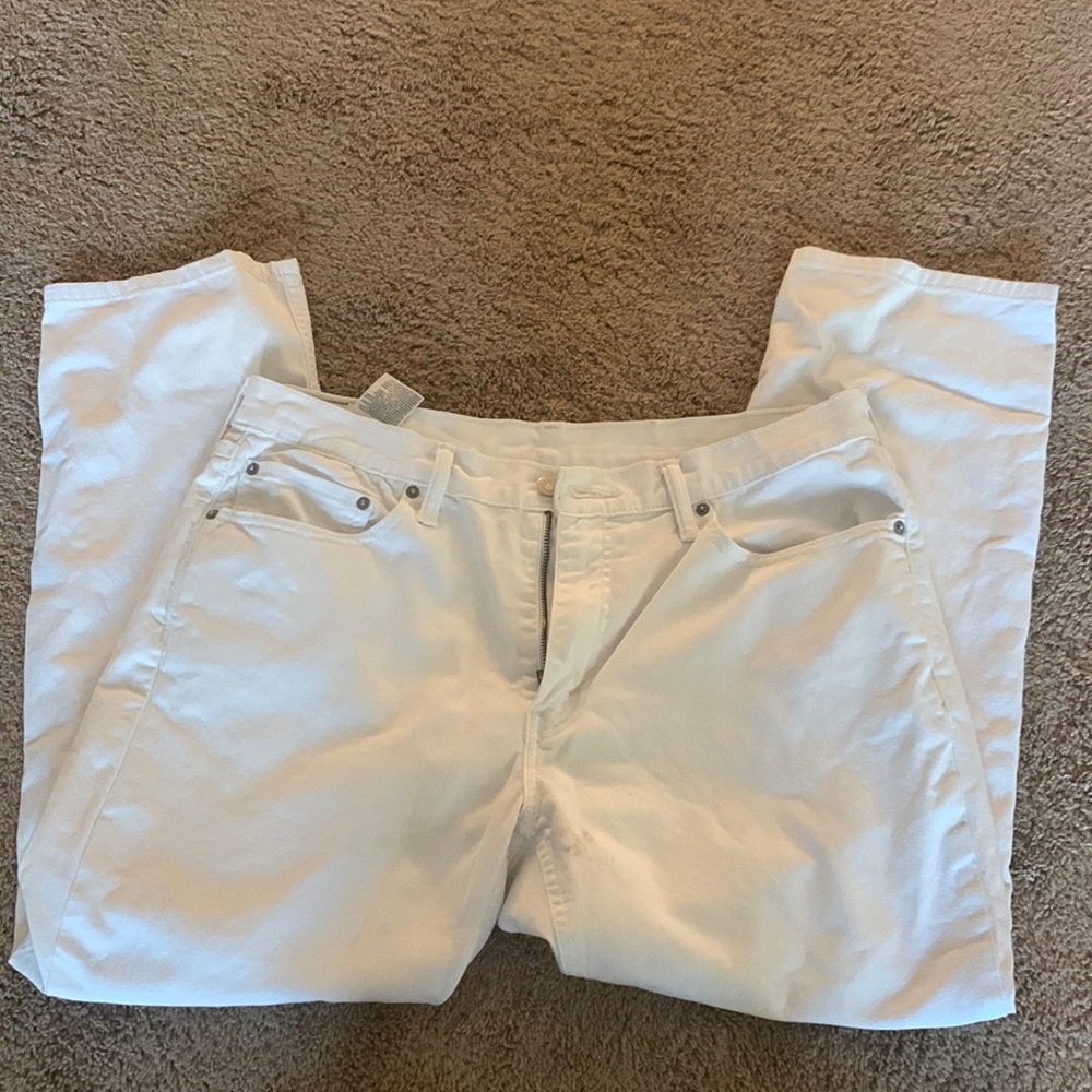 White Men’s Levi Jeans